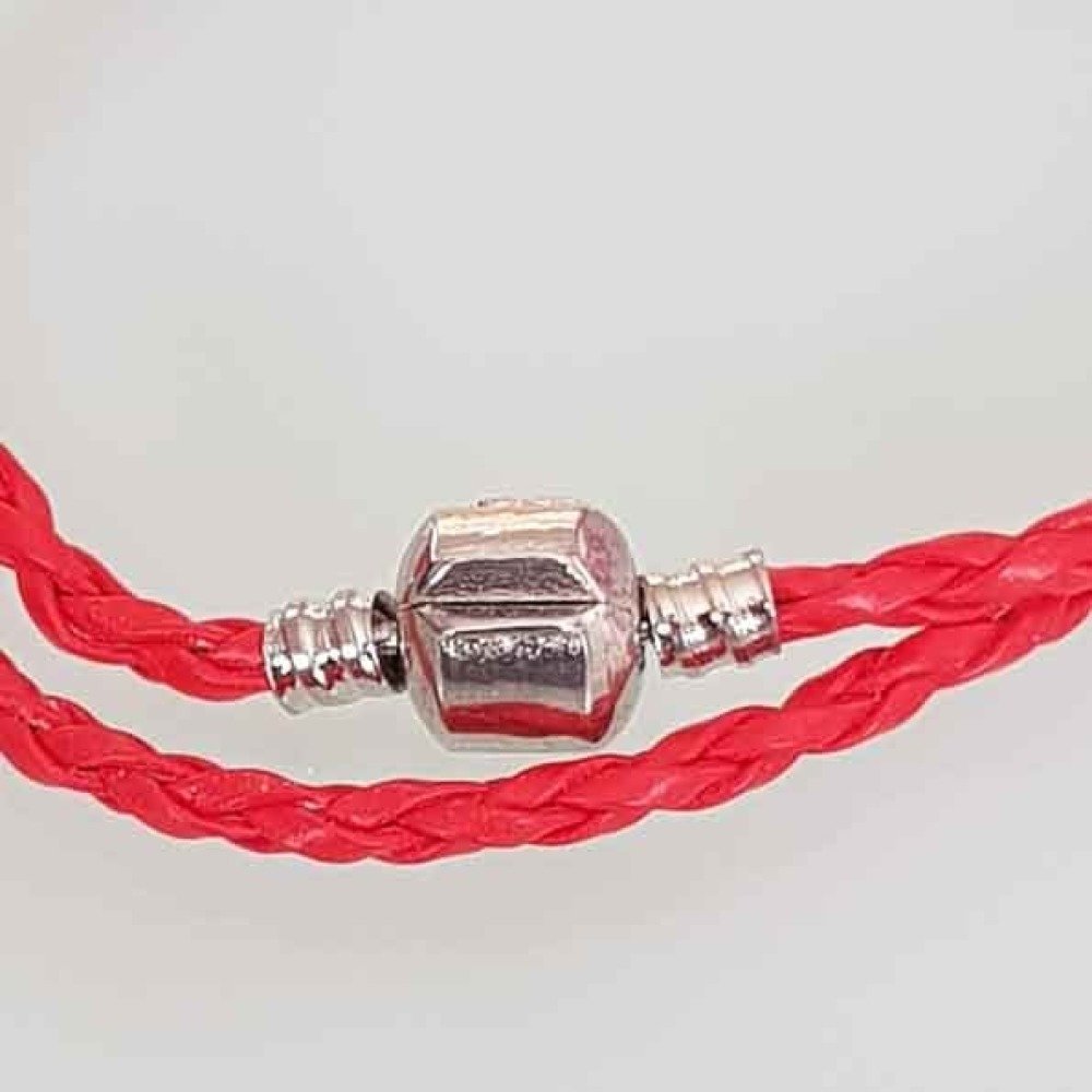 Pulsera trenzada europea de 2 vueltas Clip Uni 05 20cm