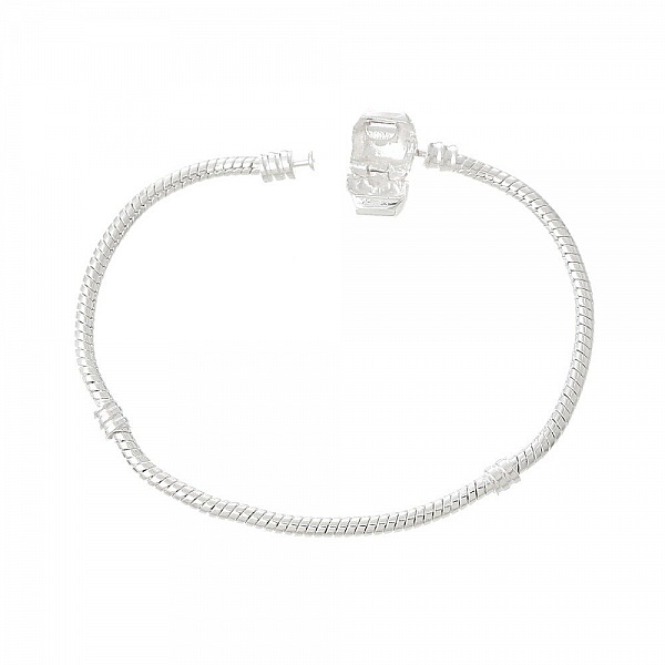 Pulsera Clip Europea 20cm Cierre Liso