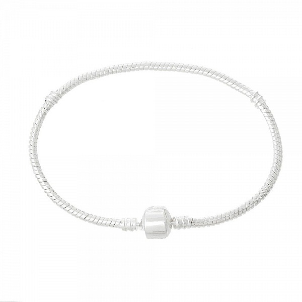 Pulsera Clip Europea 19cm Cierre liso