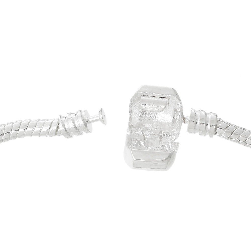 Pulsera Clip Europea 16cm Cierre liso