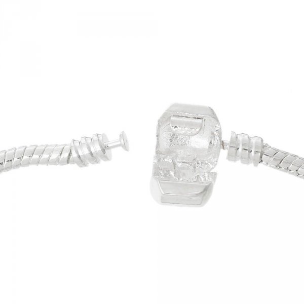Pulsera Clip Europea 16cm Cierre liso