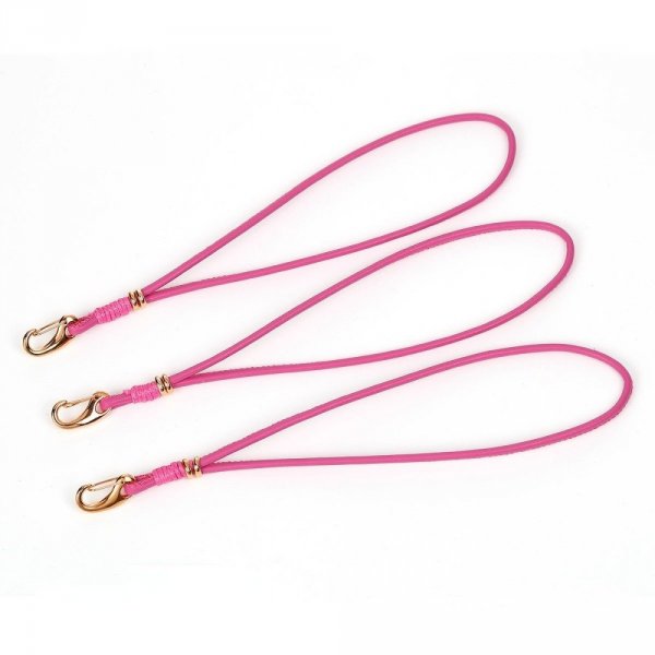 Pulsera Europea Doble Uni Fushia