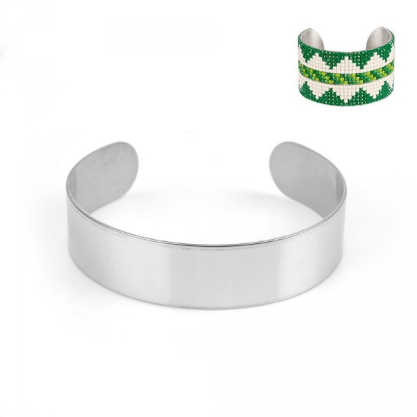 Brazalete de acero inoxidable de 15 mm N&deg;04