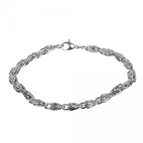 Brazalete de acero inoxidable N&deg;06 de 21,5 cm en 304