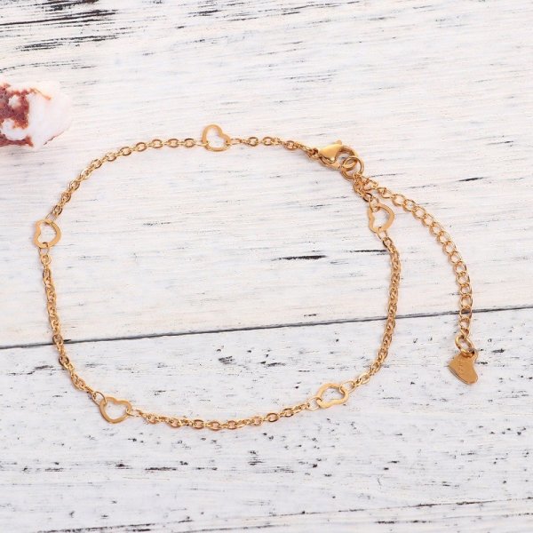 Pulsera N&deg;09 de acero inoxidable 304, 23 cm