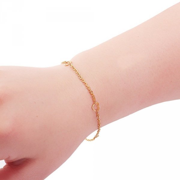 Pulsera N&deg;09 de acero inoxidable 304, 23 cm