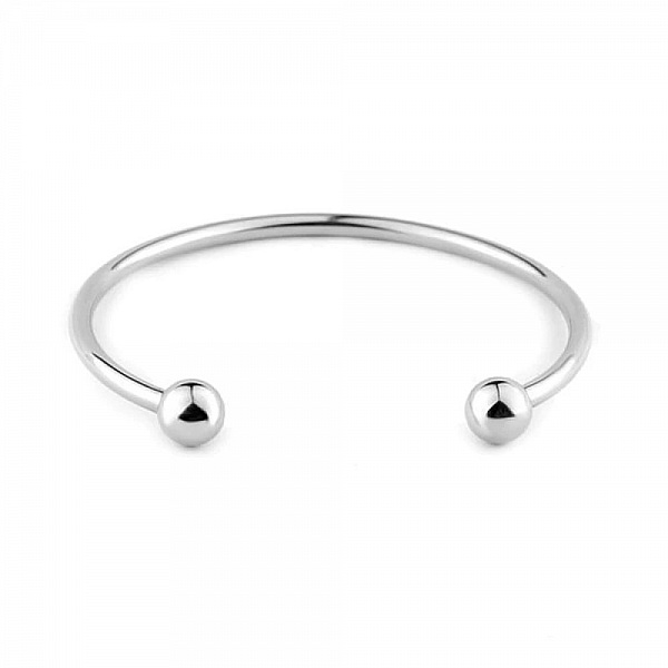 Bracelet Rigide Acier Inoxydable N&deg;10 Argent