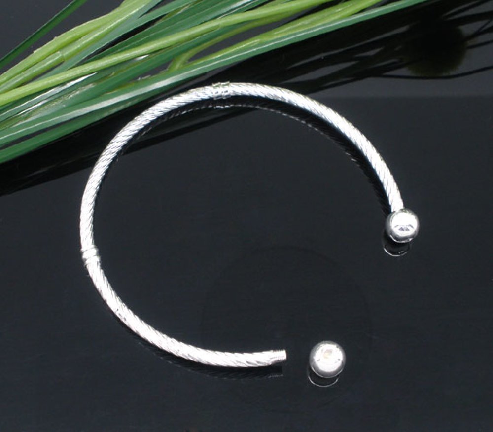 Bracelet Rigide N°06 Argent 19 cm