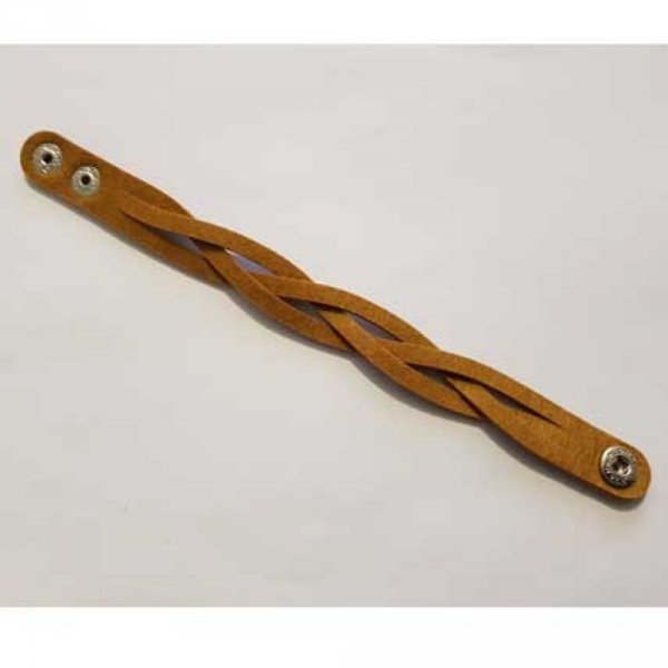 Pulsera de cuero trenzado