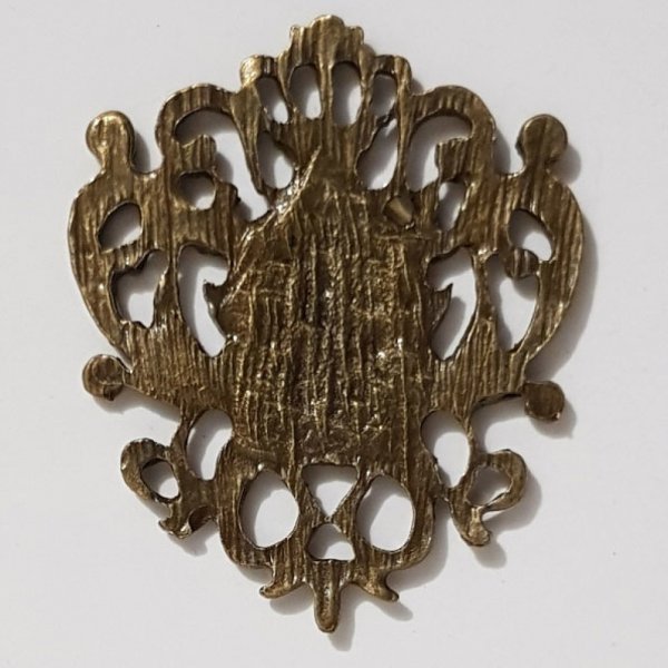 Breloque Blason Bouclier Armoiries N&deg;03 Bronze