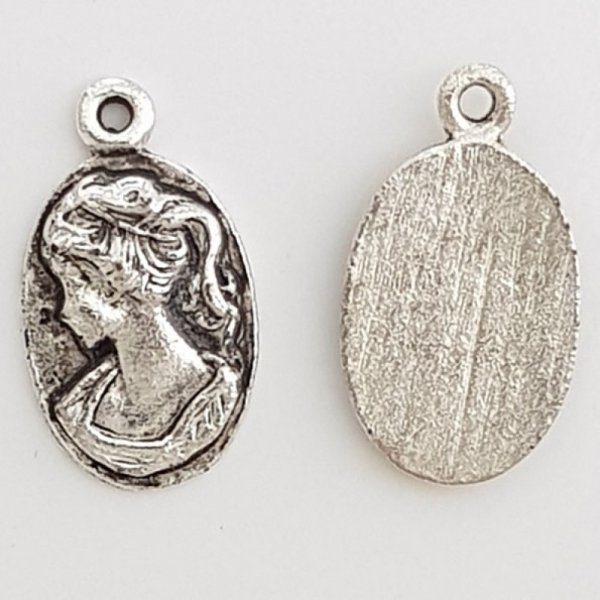 Colgante Camafeo Mujer N&deg;01 Plata