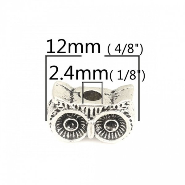 Breloque Chouette N&deg;13 Perle