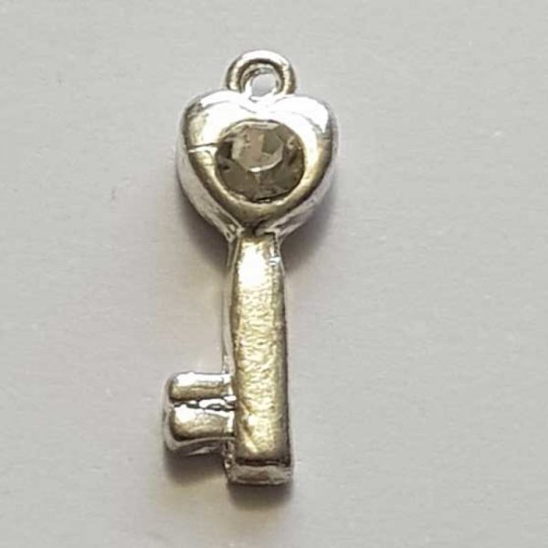 Breloque Clef N&deg;61 Argent