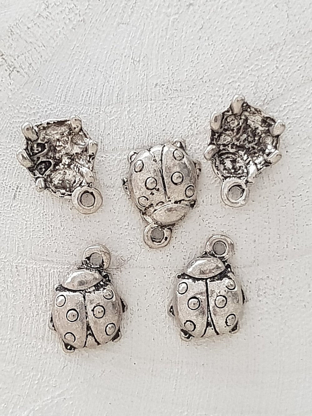 Colgante Mariquita N&deg;02 Plata