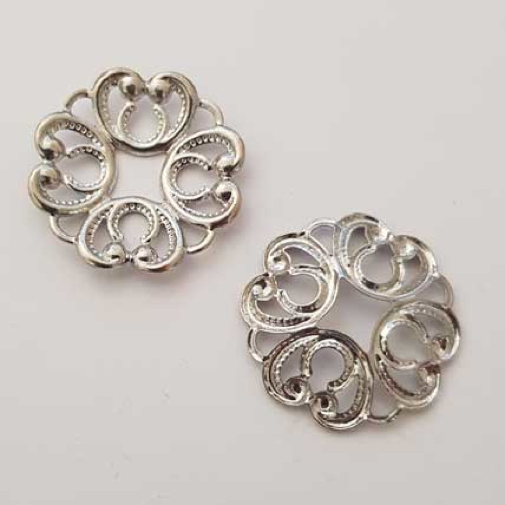 Charm Varios N°018 Flor de plata