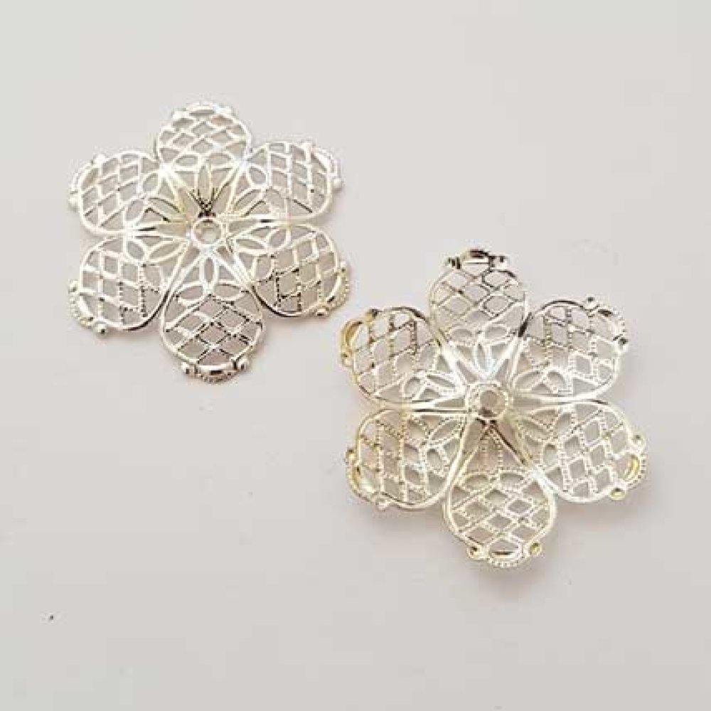 Charm Varios N°019 Flor de plata