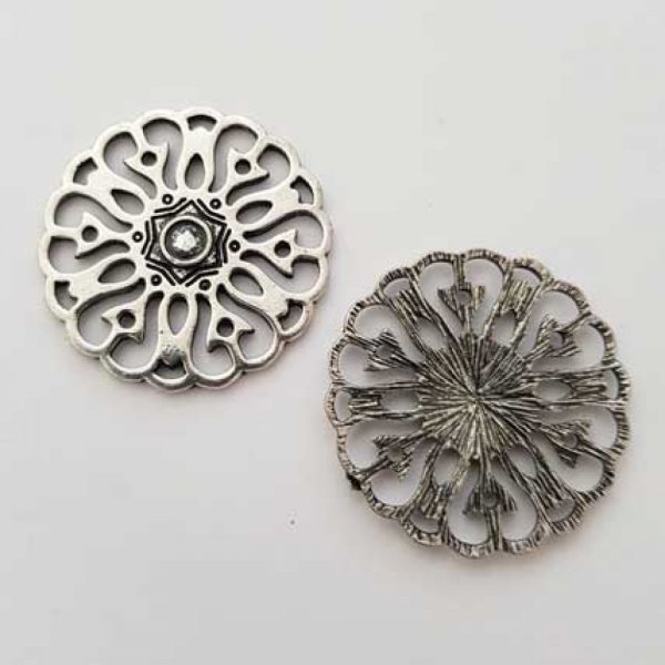 Charm Varios N&deg;022 Plata Redondo