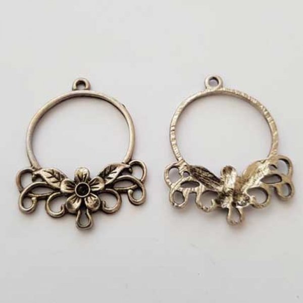 Breloque Divers N&deg;041 Connecteur Argent