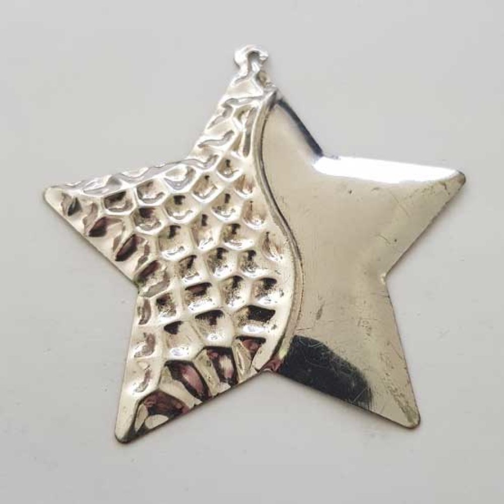 Breloque Divers N°083-01 Pendentif Etoile Argent