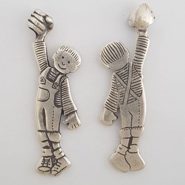 Colgante para ni&ntilde;o N&deg;41-01 Zamak (Plateado)