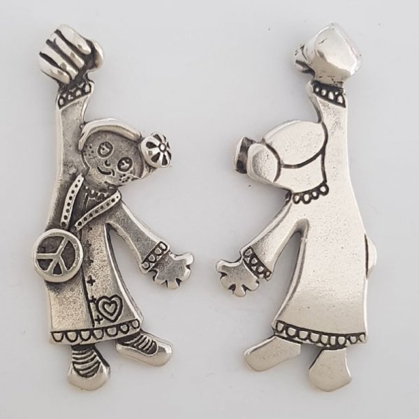 Colgante para ni&ntilde;o N&deg;41-02 Zamak (Plateado)