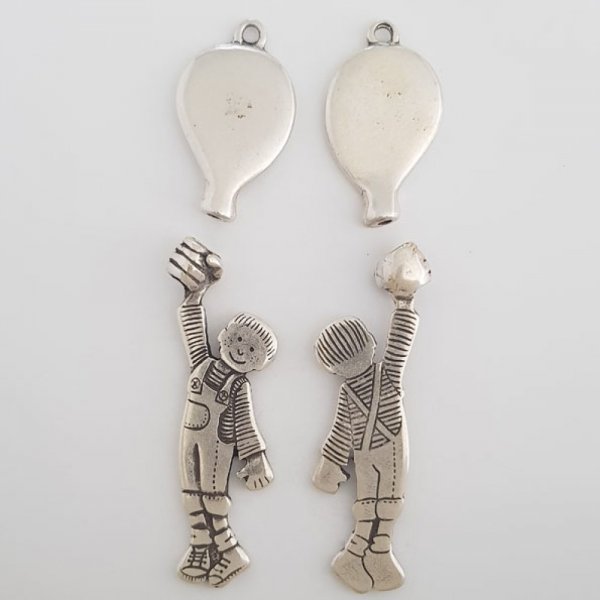 Colgante para ni&ntilde;o N&deg;41-03 Zamak (Plateado)