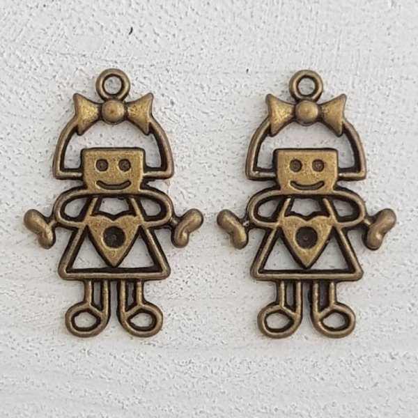 Charm Ni&ntilde;o N&deg;53 Ni&ntilde;a Bronce