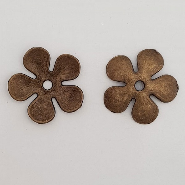 Charm Flor Metal N&deg;027 Cobre