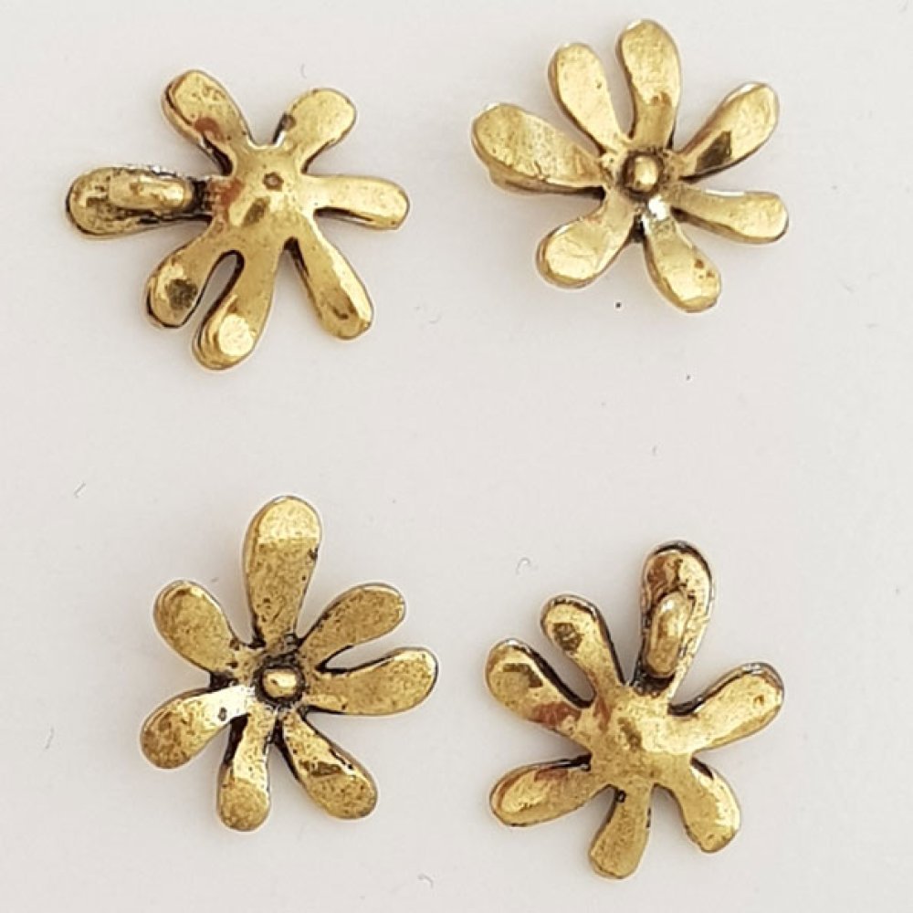 Charm Flor Metal N°043 Oro