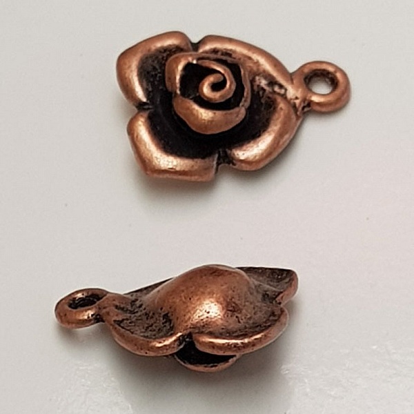 Charm Flor Metal N&deg;045 Cobre