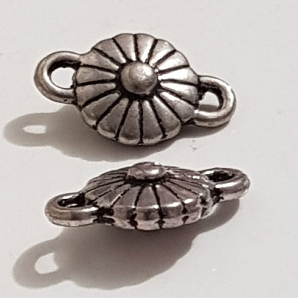 Charm Flor Metal N°093 Plata