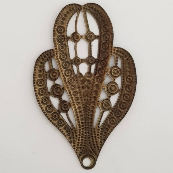 Amuleto Flor Metal N&deg;118 Bronce