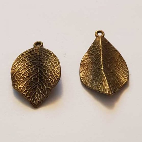 Breloque Fleur M&eacute;tal N&deg;139 Bronze