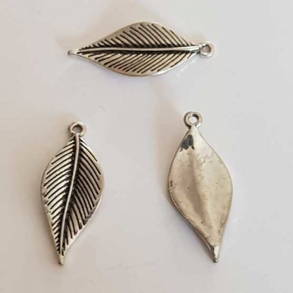 Breloque Fleur M&eacute;tal N&deg;162 Argent