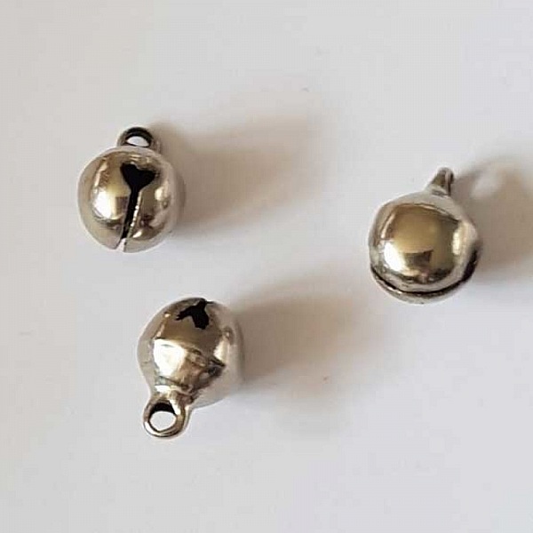 Breloque Grelot Argent Vieilli 11 x 8 mm N&deg;02