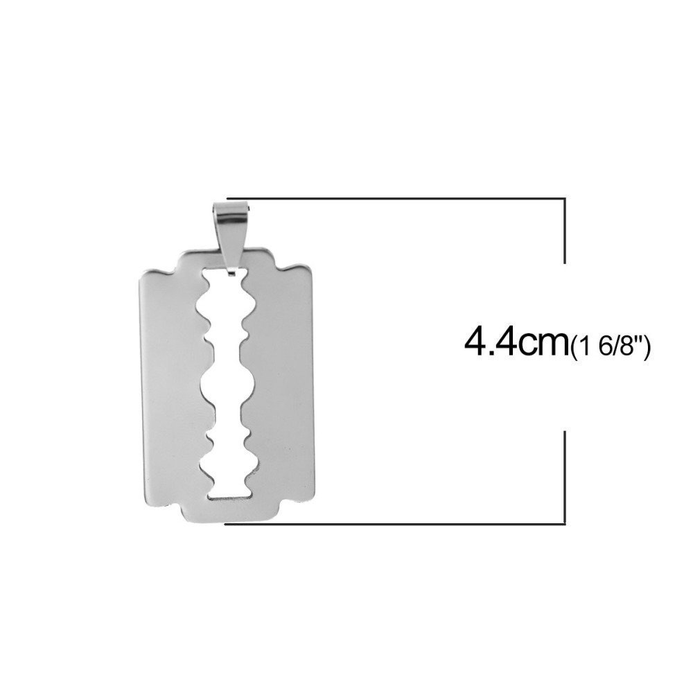 Charm Blade de acero inoxidable 304