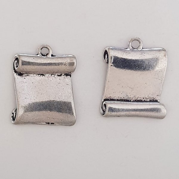 Libro amuleto Parchment grimoire N&deg;02 Plata.