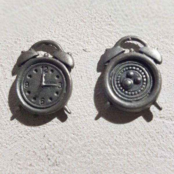 Charm Clockwork N&deg;09 Plata Envejecida