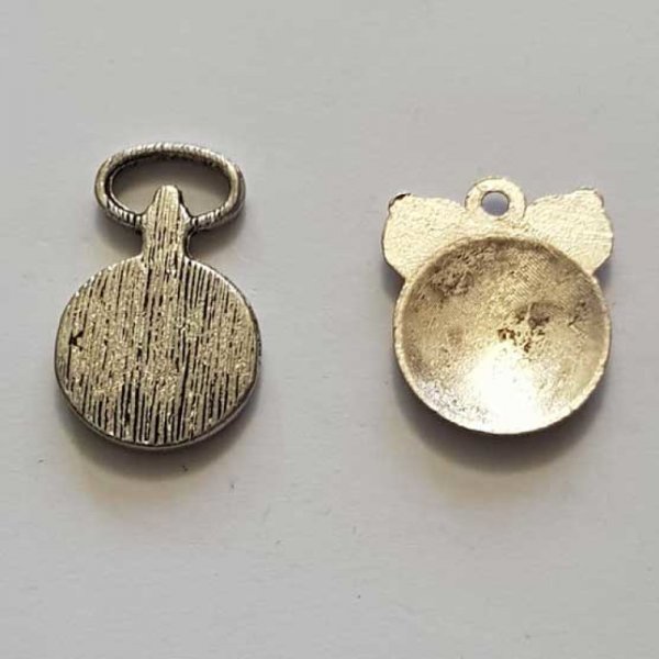 Breloque M&eacute;canisme Horloge N&deg;21 Lot 2 pi&egrave;ces