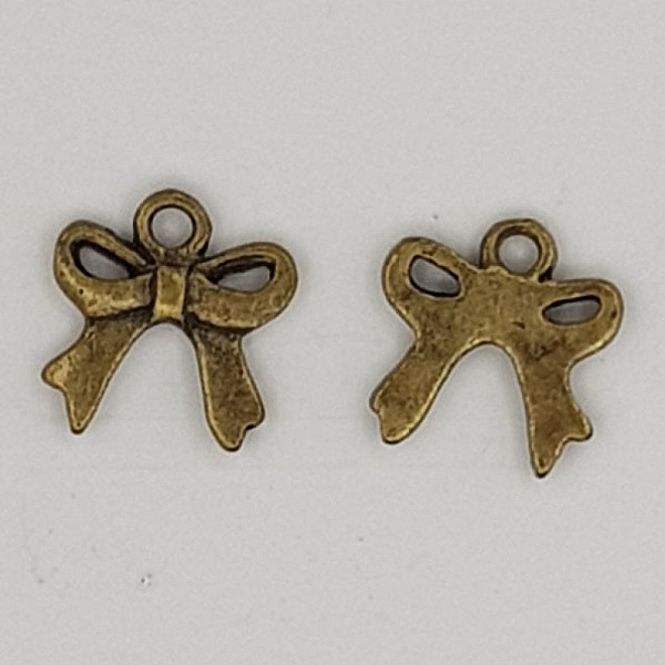 Charm Node N&deg;12 metal cinta nudo charm bronce