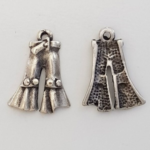 Amuleto para pantal&oacute;n N&deg;02 Plata.