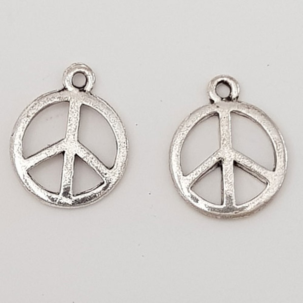 Amuleto Peace &amp; Love N°03 Plata 