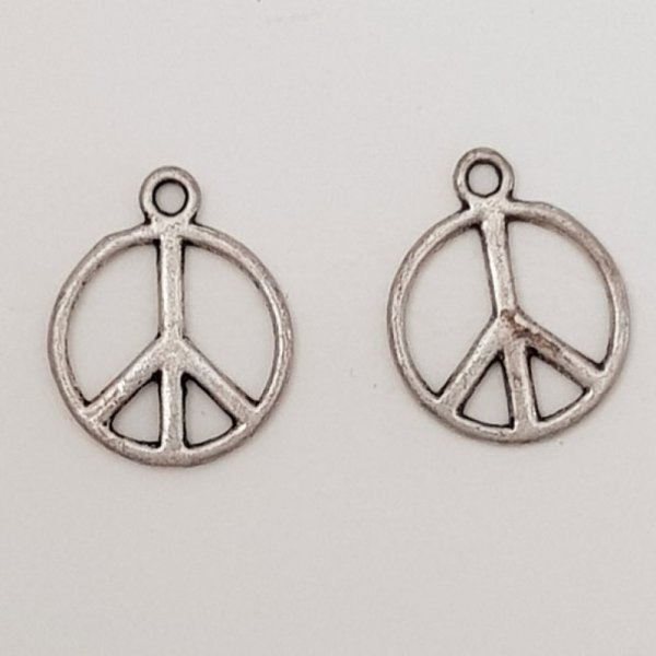 Amuleto Peace &amp; Love N&deg;07 Plata Mate