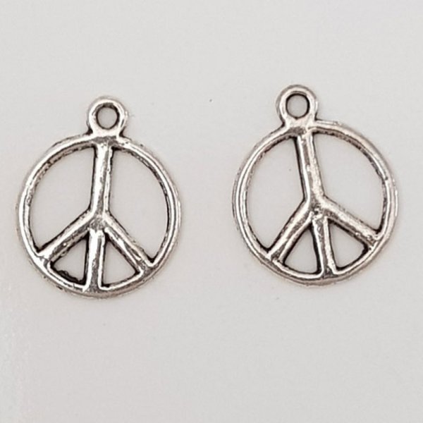 Colgante Peace &amp; Love N&deg;07 Plata