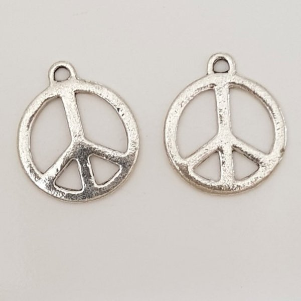 Amuleto Peace &amp; Love N&deg;09 Plata