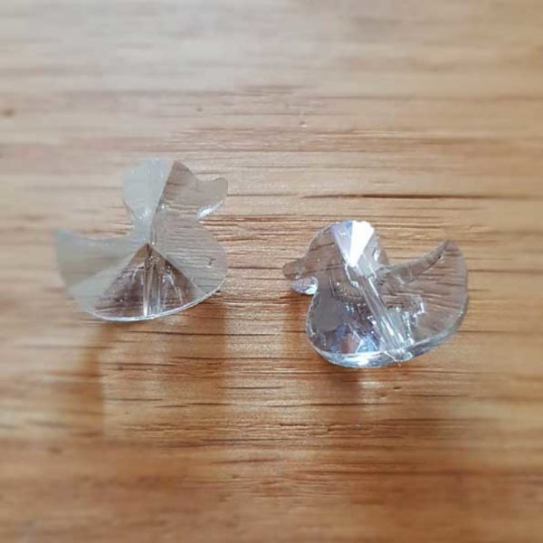 Colgante de cristal facetado pato N&deg;01-01