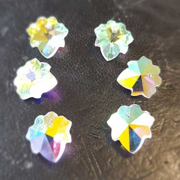 Colgante Flor de cristal facetado N&deg;03-01