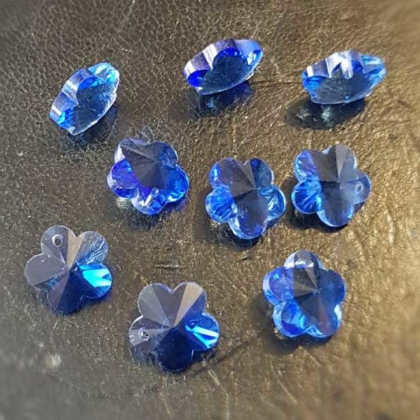 Colgante flor de cristal facetado N&deg;04-03