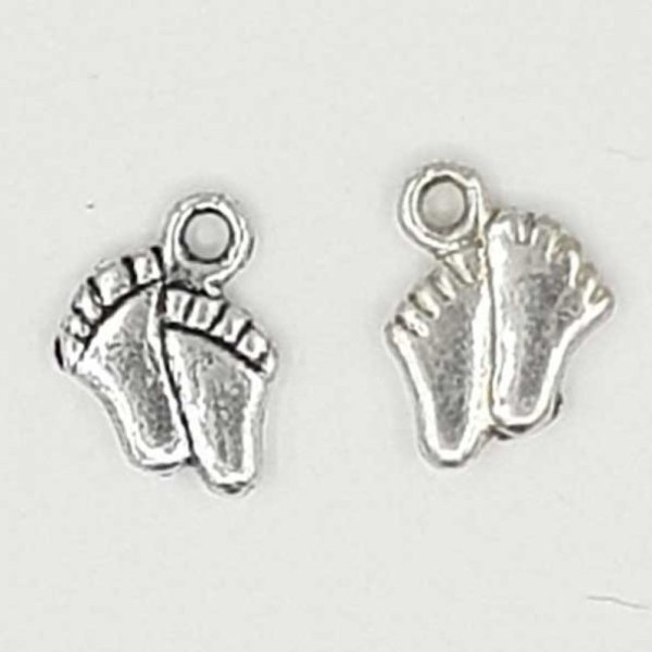 Breloque Pied N&deg;08 Double