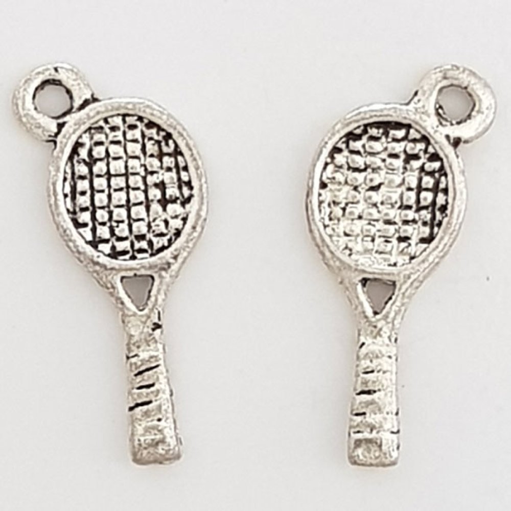 Charm Raqueta Tenis Sport N°05 Plata